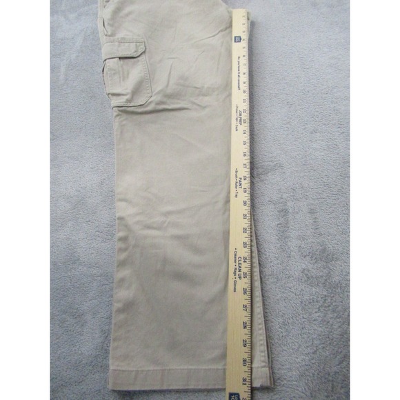 Mountain Club Mens Cargo Pants Size 40x32 Khaki Outdoor Casual Cotton - Picture 6 of 12